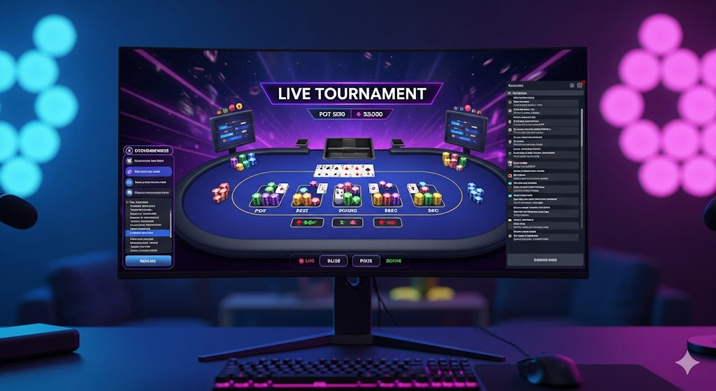 Live Online Casino Poker Tournaments