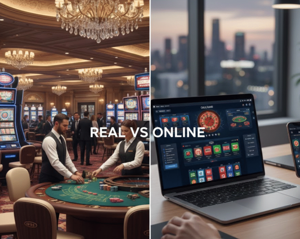 Real vs Online Casinos